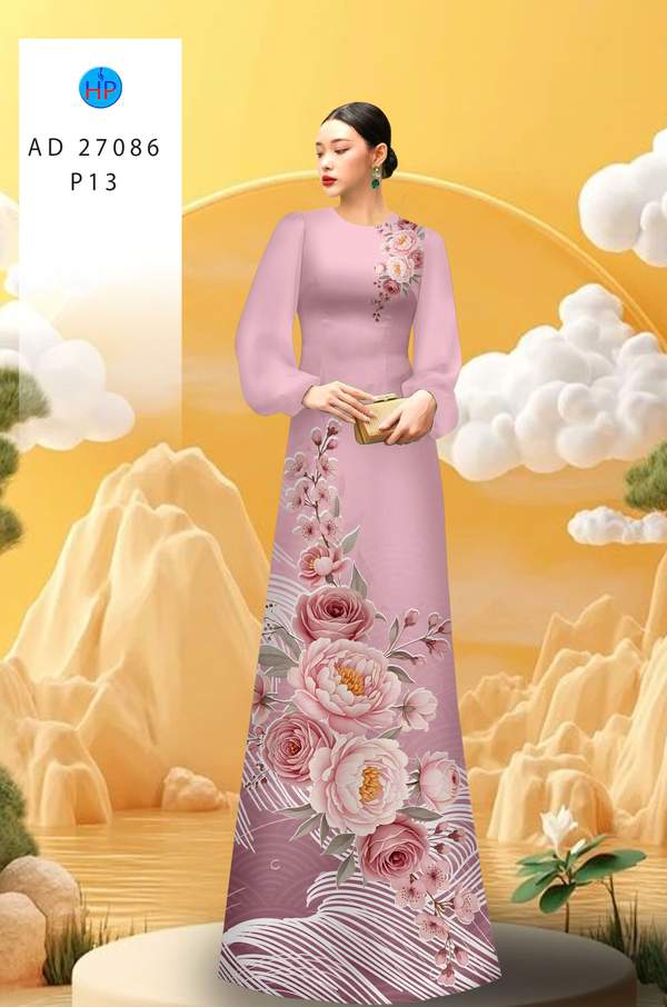 Vải Áo Dài Hoa Cẩm Chướng AD 27086 14 1781842808 93 vai ao dai hoa cam chuong ad 27086
