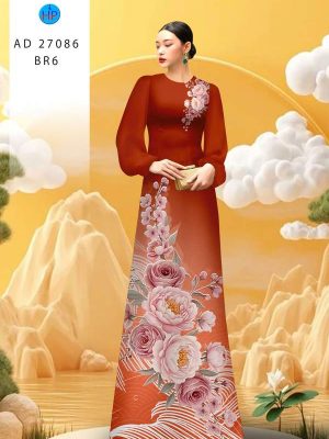 Vải Áo Dài Hoa Cẩm Chướng AD 27086 37 1781842809 877 vai ao dai hoa cam chuong ad 27086