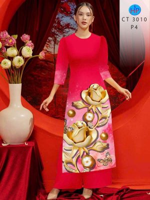 Vải Áo Dài Hoa In 3D AD CT3010 25 1781843234 317 vai ao dai hoa in 3d ad ct3010