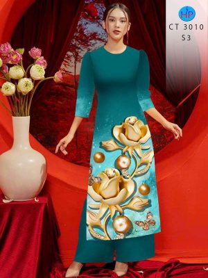 Vải Áo Dài Hoa In 3D AD CT3010 24 1781843234 580 vai ao dai hoa in 3d ad ct3010