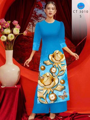 Vải Áo Dài Hoa In 3D AD CT3010 22 1781843234 913 vai ao dai hoa in 3d ad ct3010