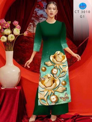 Vải Áo Dài Hoa In 3D AD CT3010 31 1781843235 122 vai ao dai hoa in 3d ad ct3010