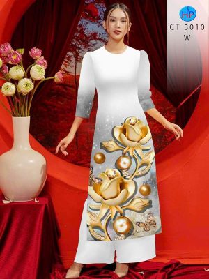 Vải Áo Dài Hoa In 3D AD CT3010 34 1781843236 390 vai ao dai hoa in 3d ad ct3010