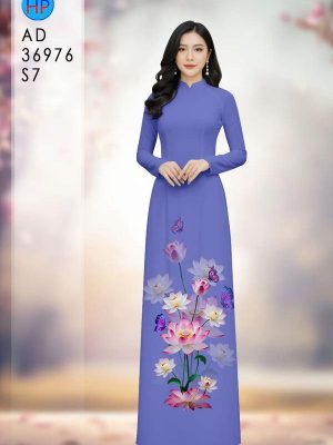 Vải Áo Dài Hoa Sen AD 36976 22 1781944303 187 vai ao dai hoa sen ad 36976