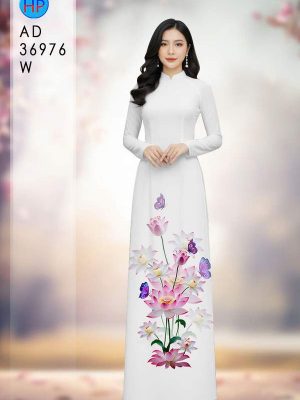Vải Áo Dài Hoa Sen AD 36976 27 1781944304 306 vai ao dai hoa sen ad 36976