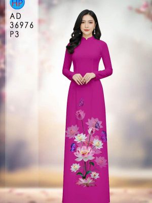 Vải Áo Dài Hoa Sen AD 36976 34 1781944305 56 vai ao dai hoa sen ad 36976