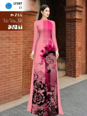 Vải Áo Dài Hoa Hồng 4D AD LY397 34 1782100554 878 vai ao dai hoa hong 4d ad ly397