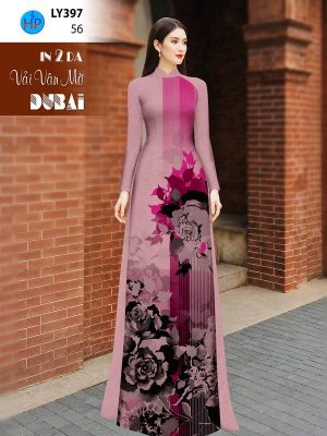 Vải Áo Dài Hoa Hồng 4D AD LY397 41 1782100555 265 vai ao dai hoa hong 4d ad ly397