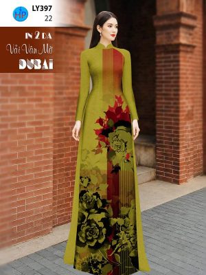 Vải Áo Dài Hoa Hồng 4D AD LY397 52 1782100557 100 vai ao dai hoa hong 4d ad ly397