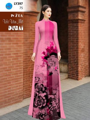 Vải Áo Dài Hoa Hồng 4D AD LY397 55 1782100558 499 vai ao dai hoa hong 4d ad ly397