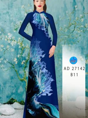 Vải Áo Dài Hoa In 3D AD 27142 19 1782101428 347 vai ao dai hoa in 3d ad 27142