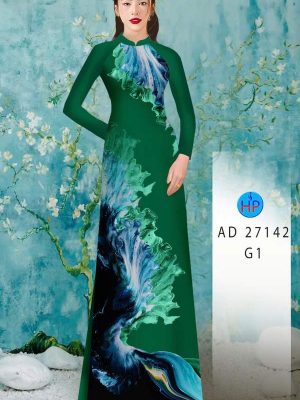 Vải Áo Dài Hoa In 3D AD 27142 23 1782101429 375 vai ao dai hoa in 3d ad 27142