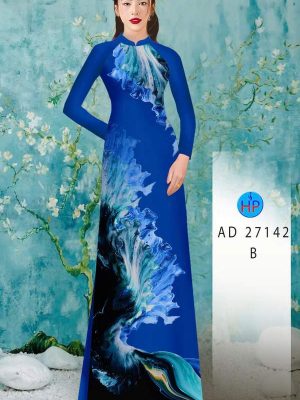 Vải Áo Dài Hoa In 3D AD 27142 29 1782101430 1 vai ao dai hoa in 3d ad 27142