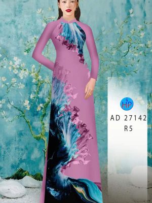 Vải Áo Dài Hoa In 3D AD 27142 25 1782101430 317 vai ao dai hoa in 3d ad 27142