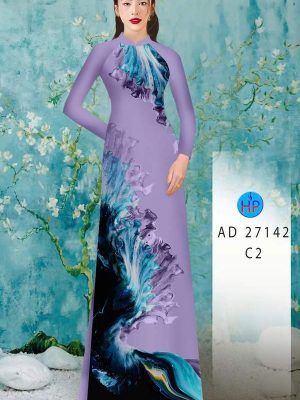 Vải Áo Dài Hoa In 3D AD 27142 35 1782101432 602 vai ao dai hoa in 3d ad 27142