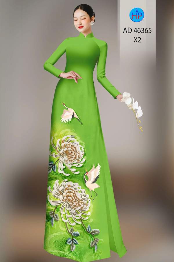 Vải Áo Dài Hoa In 3D AD 46365 5 1782271069 112 vai ao dai hoa in 3d ad 46365