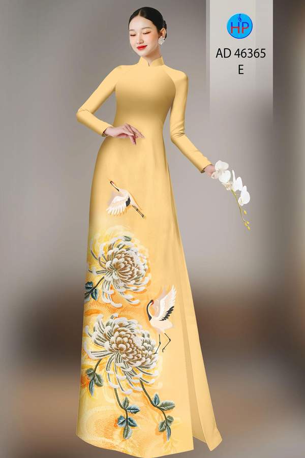 Vải Áo Dài Hoa In 3D AD 46365 9 1782271070 14 vai ao dai hoa in 3d ad 46365
