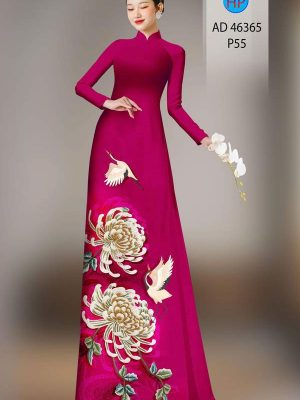 Vải Áo Dài Hoa In 3D AD 46365 27 1782271070 488 vai ao dai hoa in 3d ad 46365