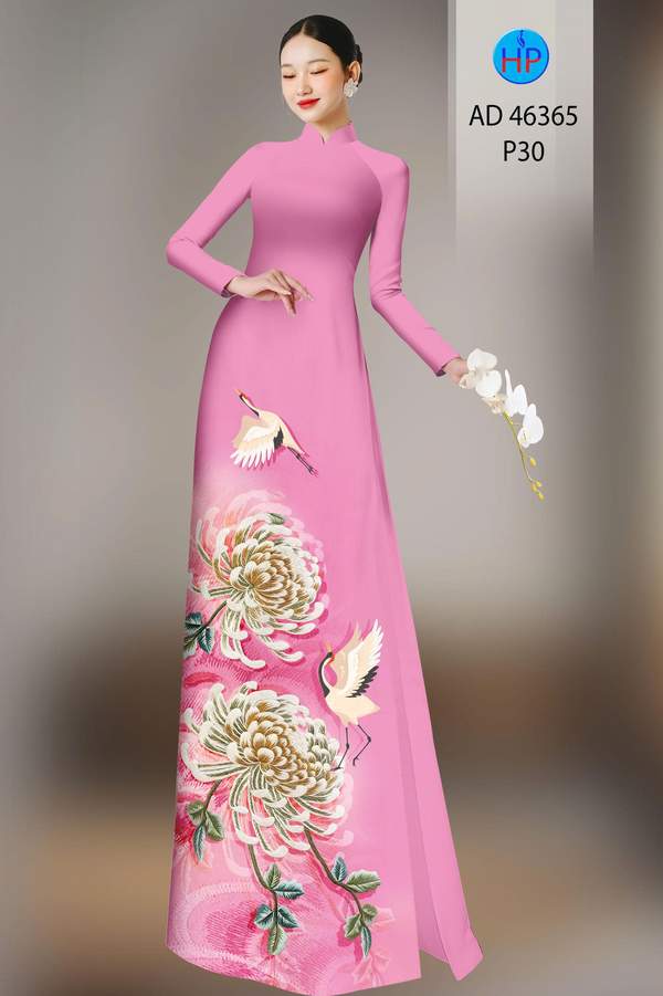 Vải Áo Dài Hoa In 3D AD 46365 8 1782271070 834 vai ao dai hoa in 3d ad 46365