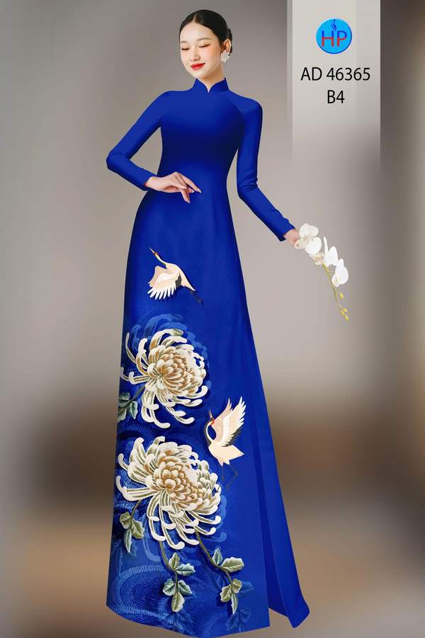 Vải Áo Dài Hoa In 3D AD 46365 14 1782271071 178 vai ao dai hoa in 3d ad 46365