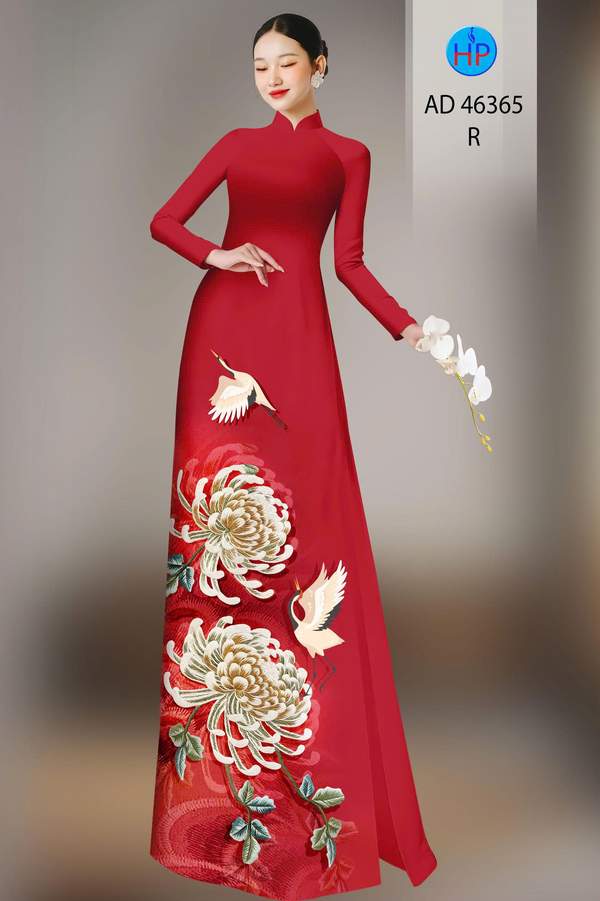 Vải Áo Dài Hoa In 3D AD 46365 13 1782271071 445 vai ao dai hoa in 3d ad 46365