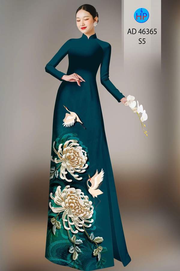 Vải Áo Dài Hoa In 3D AD 46365 18 1782271072 372 vai ao dai hoa in 3d ad 46365