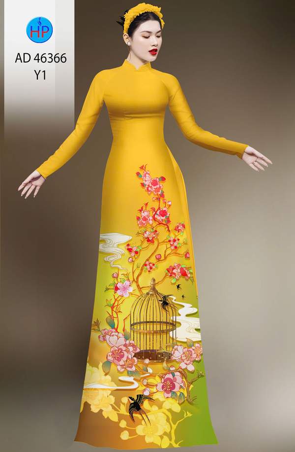 Vải Áo Dài Hoa In 3D AD 46366 5 1782271511 441 vai ao dai hoa in 3d ad 46366