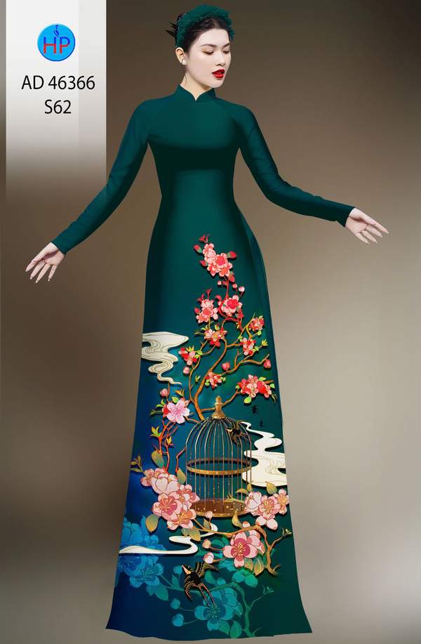 Vải Áo Dài Hoa In 3D AD 46366 3 1782271511 8 vai ao dai hoa in 3d ad 46366