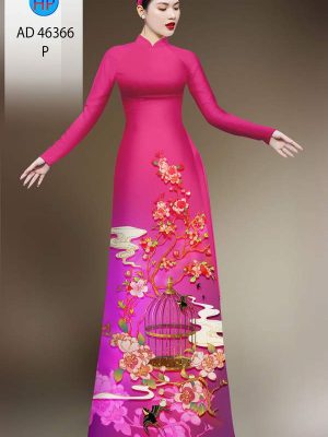 Vải Áo Dài Hoa In 3D AD 46366 28 1782271512 193 vai ao dai hoa in 3d ad 46366
