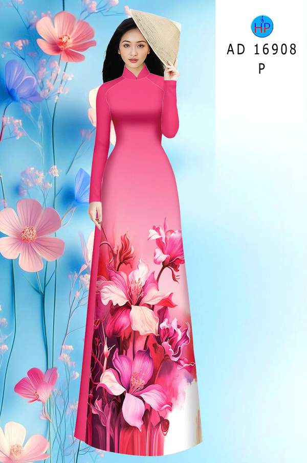 Vải Áo Dài Hoa In 3D AD 16908 4 1782271936 572 vai ao dai hoa in 3d ad 16908