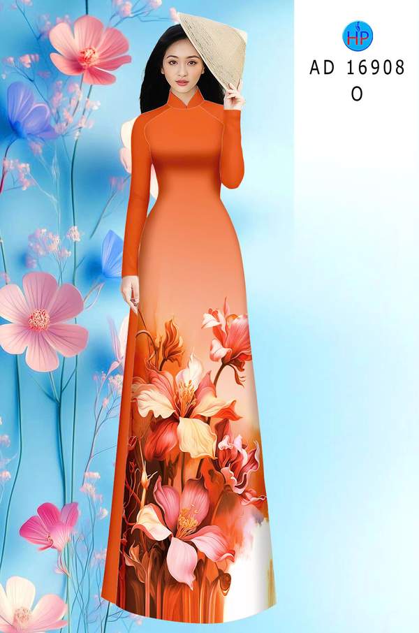 Vải Áo Dài Hoa In 3D AD 16908 6 1782271936 854 vai ao dai hoa in 3d ad 16908