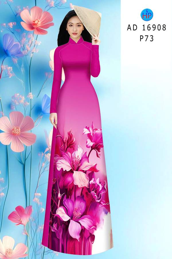 Vải Áo Dài Hoa In 3D AD 16908 7 1782271936 880 vai ao dai hoa in 3d ad 16908