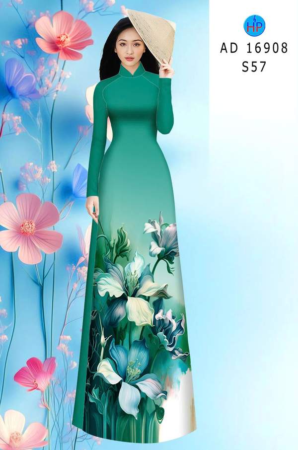 Vải Áo Dài Hoa In 3D AD 16908 11 1782271937 546 vai ao dai hoa in 3d ad 16908