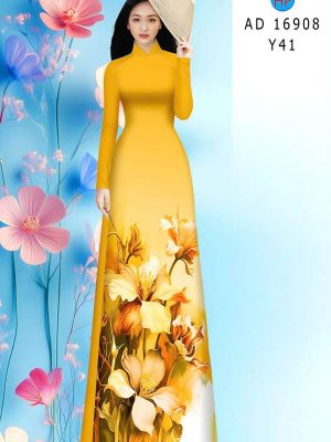 Vải Áo Dài Hoa In 3D AD 16908 30 1782271938 107 vai ao dai hoa in 3d ad 16908