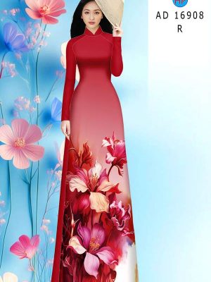 Vải Áo Dài Hoa In 3D AD 16908 35 1782271939 170 vai ao dai hoa in 3d ad 16908