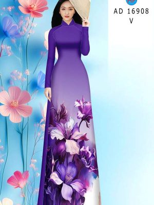 Vải Áo Dài Hoa In 3D AD 16908 34 1782271939 405 vai ao dai hoa in 3d ad 16908