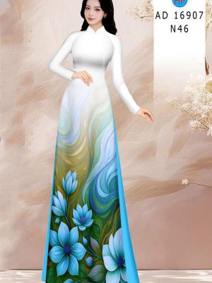 Vải Áo Dài Hoa In 3D AD 16907 22 1782783848 117 vai ao dai hoa in 3d ad 16907