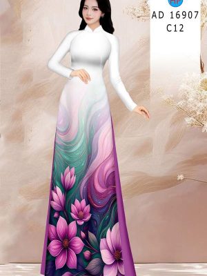 Vải Áo Dài Hoa In 3D AD 16907 19 1782783848 143 vai ao dai hoa in 3d ad 16907