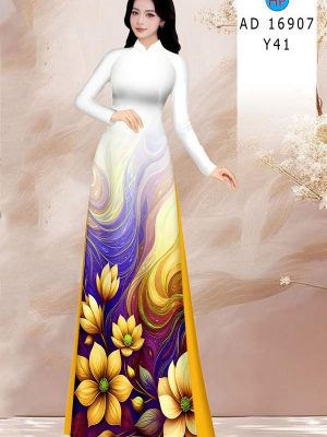 Vải Áo Dài Hoa In 3D AD 16907 23 1782783848 82 vai ao dai hoa in 3d ad 16907