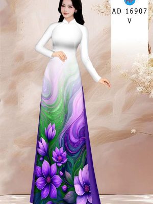 Vải Áo Dài Hoa In 3D AD 16907 25 1782783849 343 vai ao dai hoa in 3d ad 16907
