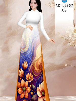 Vải Áo Dài Hoa In 3D AD 16907 32 1782783850 459 vai ao dai hoa in 3d ad 16907