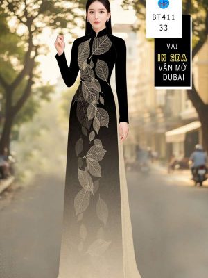 Vải Áo Dài In Hình Lá 4D AD BT4111 43 1782784307 200 vai ao dai in hinh la 4d ad bt4111