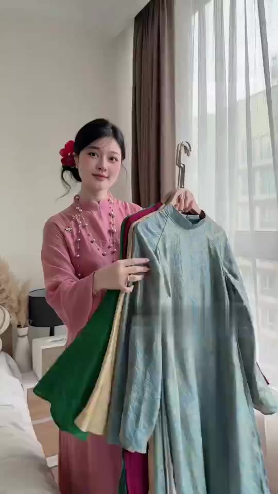 Áo Dài 4 Tà May Sẵn Đẹp Và Sang 1 image 1 8
