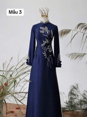 Áo Dài Bà Sui Kết Hạt Sang Trọng 19 image 11