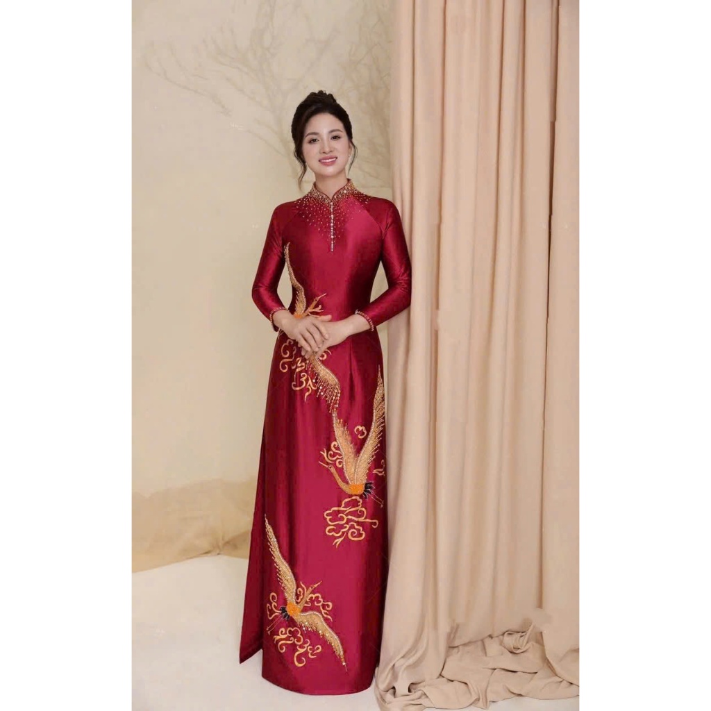 Áo dài Ngồi Sui Trung Niên Dự Tiệc 1 image 2 3