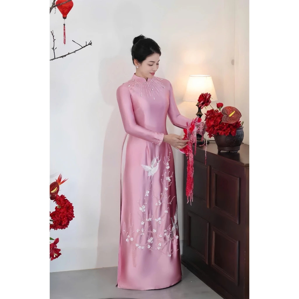 Áo Dài May Sẵn Ngồi Sui Dự Tiệc 1 image 2 7