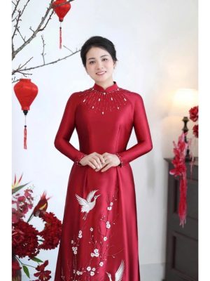 Áo Dài May Sẵn Ngồi Sui Dự Tiệc 4 image 3 14