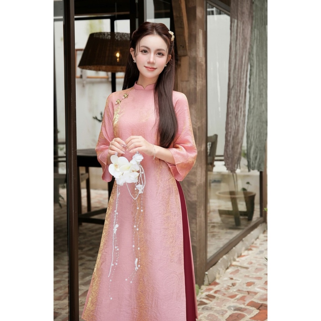 Áo Dài 4 Tà May Sẵn Đẹp Và Sang 3 image 3 20