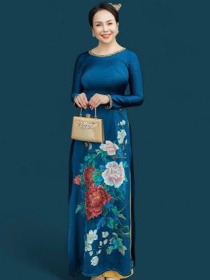Áo Dài Bà Sui Kết Hạt Sang Trọng 7 image 3 4
