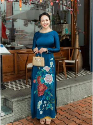 Áo Dài Bà Sui Kết Hạt Sang Trọng 8 image 4 6